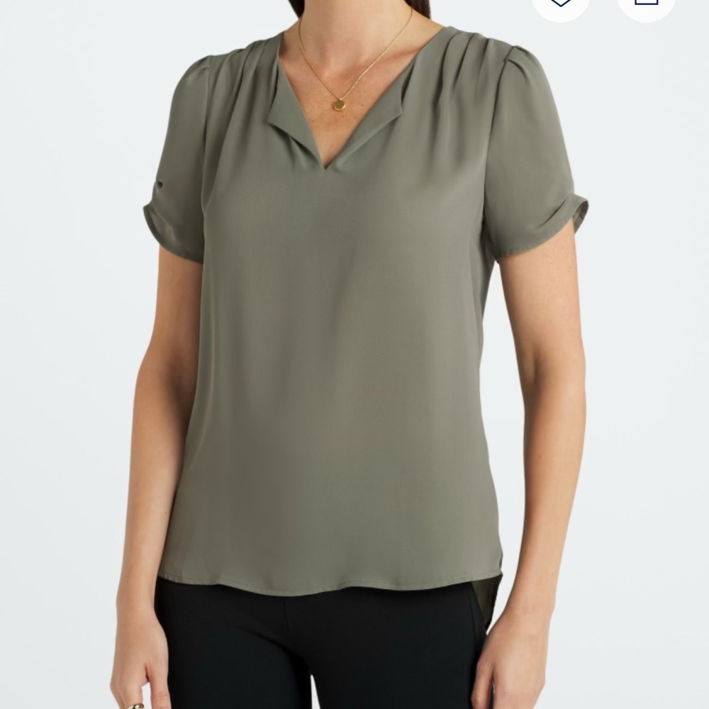 Chic Women's Olive Blouse